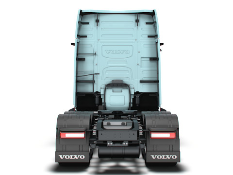 Trattore Volvo FH elettrico 6x2 2026 Modello 3D