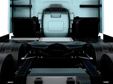 Volvo FH Electric 6x2 Tractor 2026 3D Model