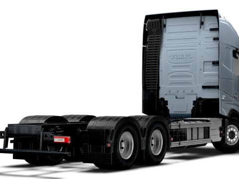 Volvo FH Kaku 6x4 2026 Model 3D