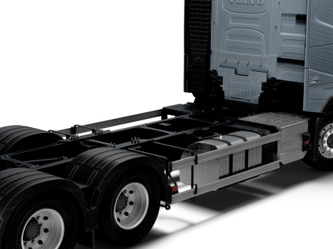 Volvo FH Kaku 6x4 2026 Model 3D