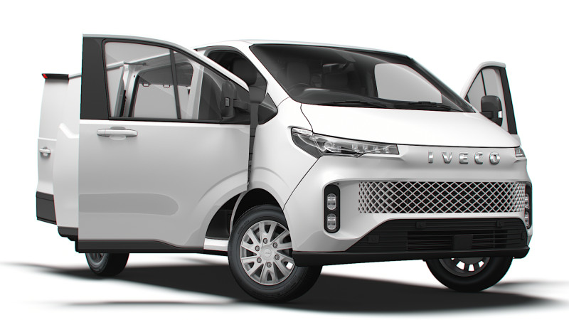 Iveco Fidato L1H1 HQ Interior 2026 Modelo 3D .c4d .max .obj .3ds .fbx .stl .blend