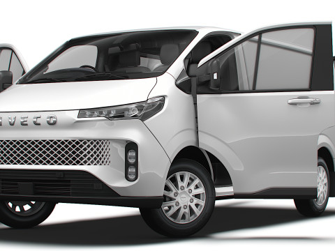 Iveco Fidato L1H1 HQ Interior 2026 Modelo 3D