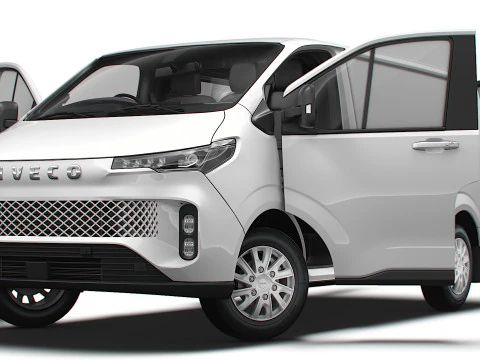 Iveco Fidato L1H1 HQ Interior 2026 3D Model