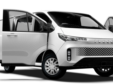 Iveco Fidato L1H1 HQ Interior 2026 Modelo 3D