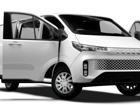 Iveco Fidato L1H1 HQ Interior 2026 3D Model