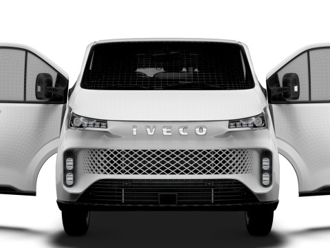 Iveco Fidato L1H1 HQ Interior 2026 Modelo 3D