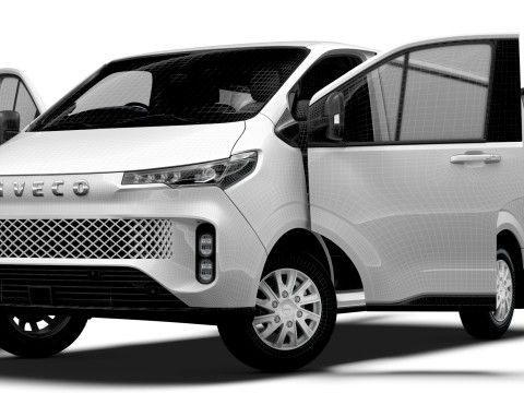 Iveco Fidato L1H1 HQ Interior 2026 Modelo 3D