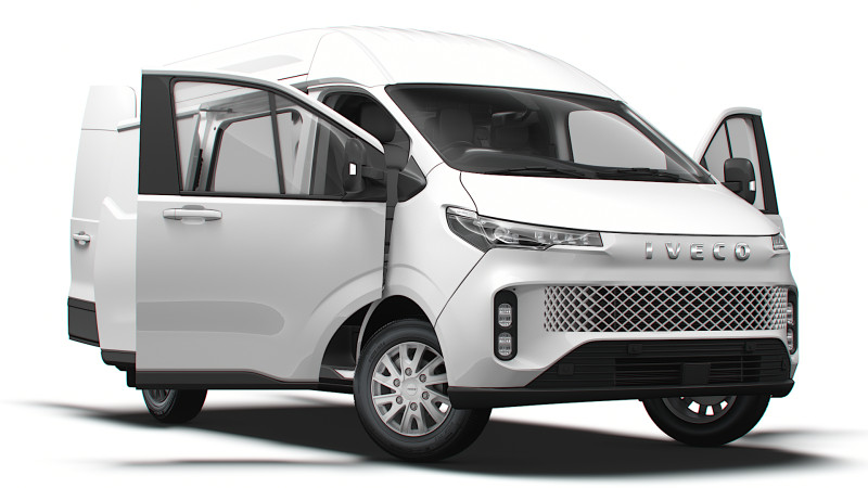 Interni Iveco Fidato L1H2 HQ 2026 Modello 3D .c4d .max .obj .3ds .fbx .stl .blend 