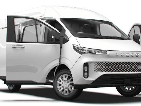 Wnętrze Iveco Fidato L1H2 HQ 2026 Model 3D