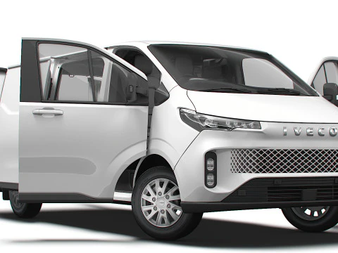 Wnętrze Iveco Fidato L2H1 HQ 2026 Model 3D