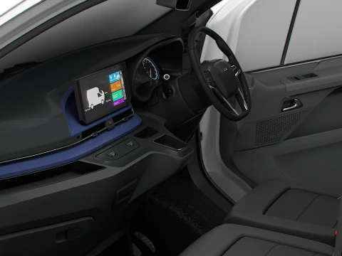 Iveco Fidato L2H1 HQ Interior 2026 3D Модель