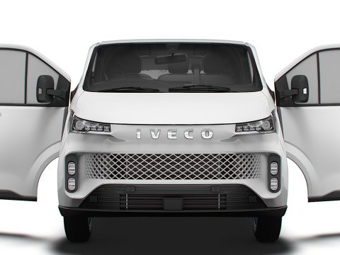 Iveco Fidato L2H1 HQ Interieur 2026 3D Modell