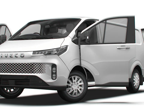 Iveco Fidato L2H1 HQ Interior 2026 3D Модель