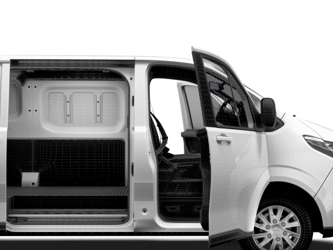 Iveco Fidato L2H1 HQ Interieur 2026 3D Modell