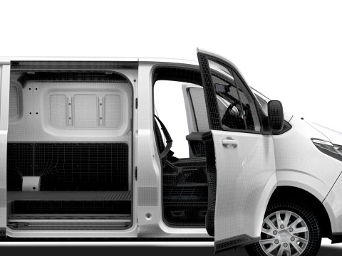 Iveco Fidato L2H1 HQ Interior 2026 3D Модель