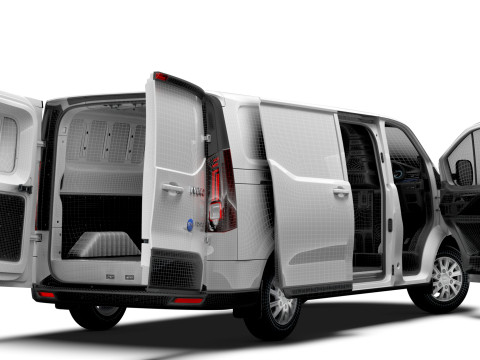 Iveco Fidato L2H1 HQ Interieur 2026 3D Modell