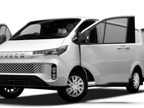 Iveco Fidato L2H1 HQ Interior 2026 3D Модель