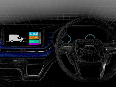 Iveco Fidato L2H1 HQ Interieur 2026 3D Modell