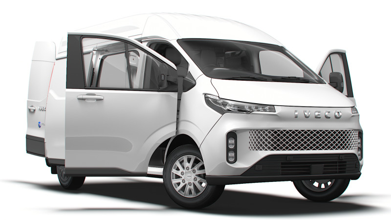 Iveco Fidato L2H2 HQ Interior 2026 Modelo 3D .c4d .max .obj .3ds .fbx .stl .blend 