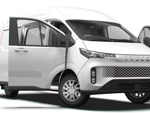 Iveco Fidato L2H2 HQ Интерьер 2026 г. 3D Модель