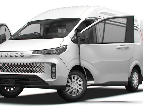 Iveco Fidato L2H2 HQ Interieur 2026 3D Model