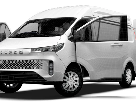 Iveco Fidato L2H2 HQ Interieur 2026 3D Model