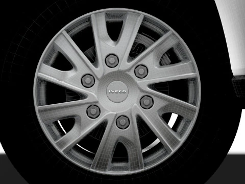 Iveco Fidato L2H2 HQ Interieur 2026 3D Model