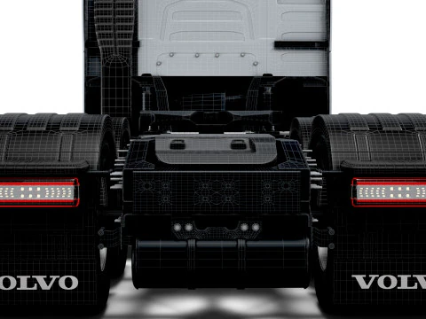 Volvo FH 6x2 Tractor 2026 3D Model