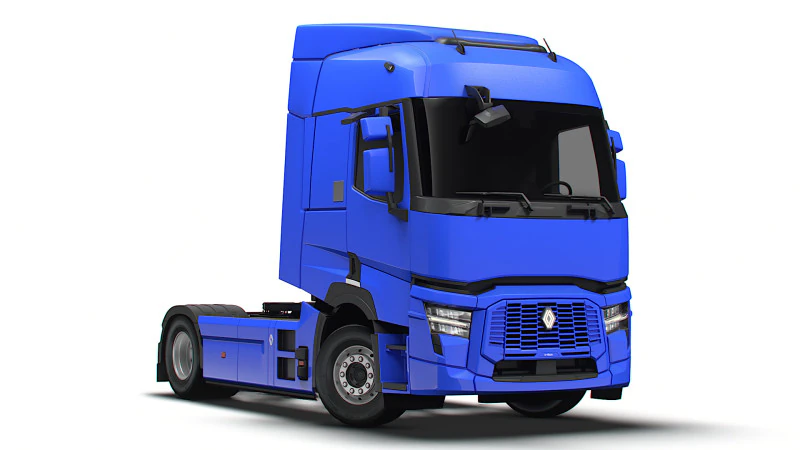 Traktor Renault E Tech T 4x2 2026 Model 3D .c4d .max .obj .3ds .fbx .stl .blend 