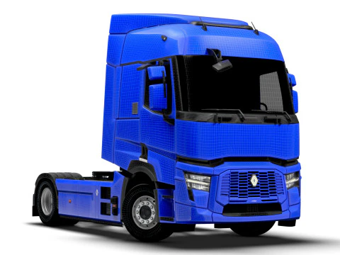 Traktor Renault E Tech T 4x2 2026 Model 3D