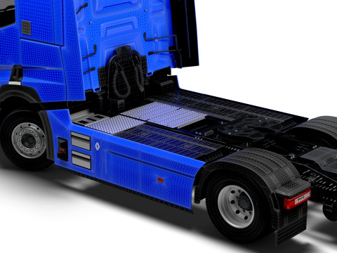 Renault E Tech T Tractor 4x2 2026 3D Model