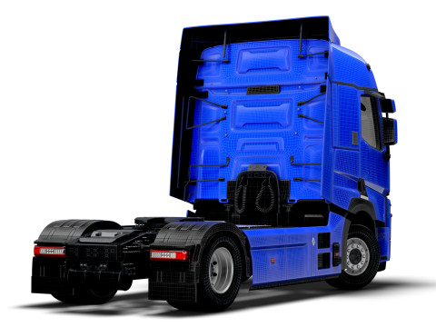 Renault E Tech T Tractor 4x2 2026 3D Model