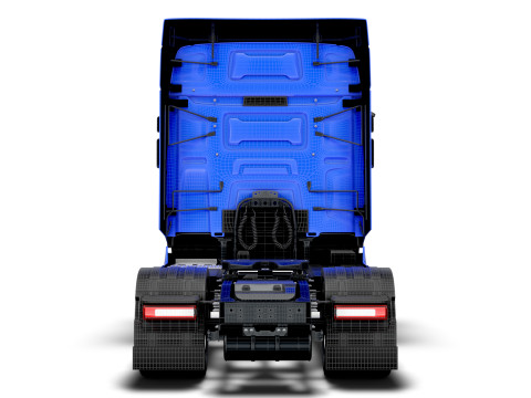 Renault E Tech T Tractor 4x2 2026 3D Model