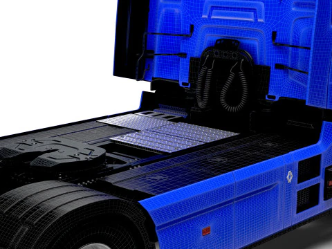 Traktor Renault E Tech T 4x2 2026 Model 3D