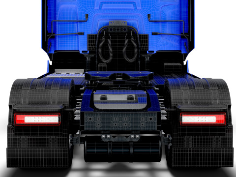 Renault E Tech T Tractor 4x2 2026 3D Model