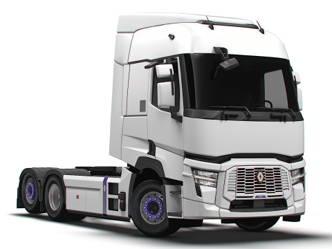Renault E Tech T Tractor 6x2 2026 3D Model
