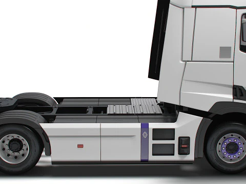 Traktor Renault E Tech T 6x2 2026 Model 3D