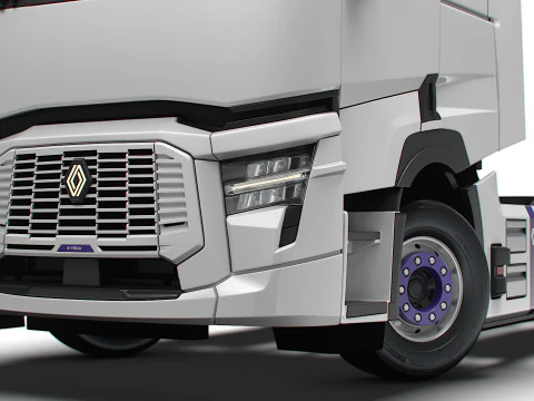 Traktor Renault E Tech T 6x2 2026 Model 3D