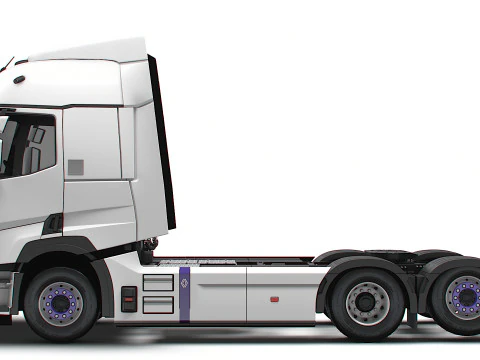 Traktor Renault E Tech T 6x2 2026 Model 3D