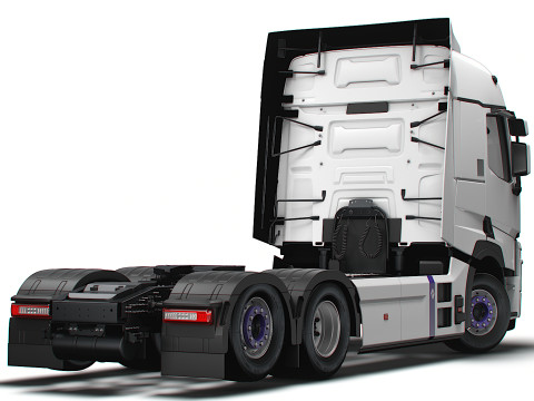 Renault E Tech T Tractor 6x2 2026 3D Model