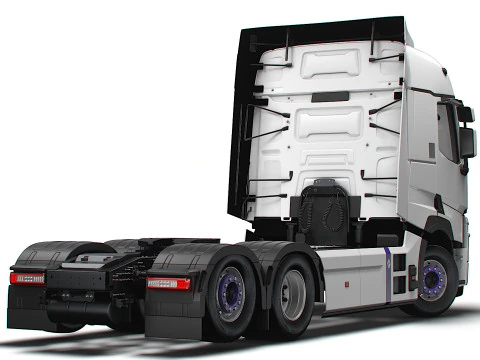 Traktor Renault E Tech T 6x2 2026 Model 3D