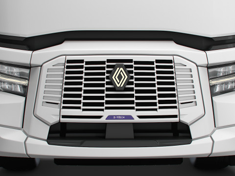 Renault E Tech T Tractor 6x2 2026 3D Model