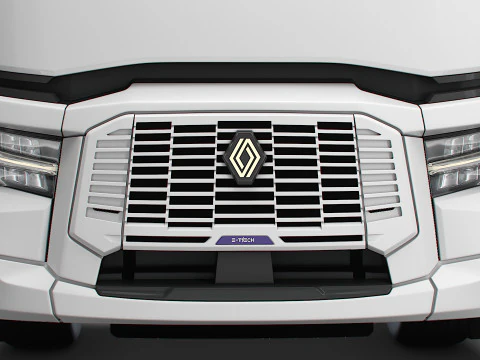 Traktor Renault E Tech T 6x2 2026 Model 3D