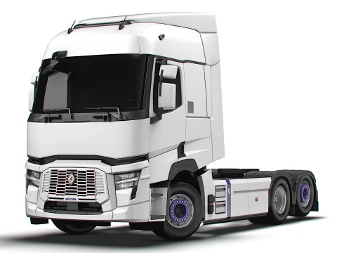 Traktor Renault E Tech T 6x2 2026 Model 3D