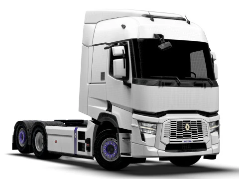 Traktor Renault E Tech T 6x2 2026 Model 3D