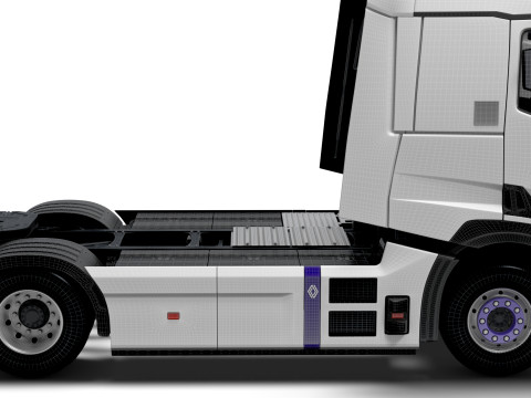 Renault E Tech T Tractor 6x2 2026 3D Model