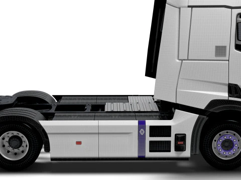 Traktor Renault E Tech T 6x2 2026 Model 3D