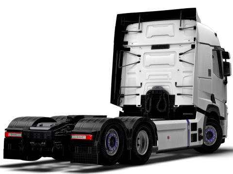 Renault E Tech T Tractor 6x2 2026 3D Model