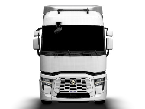Renault E Tech T Tractor 6x2 2026 3D Model