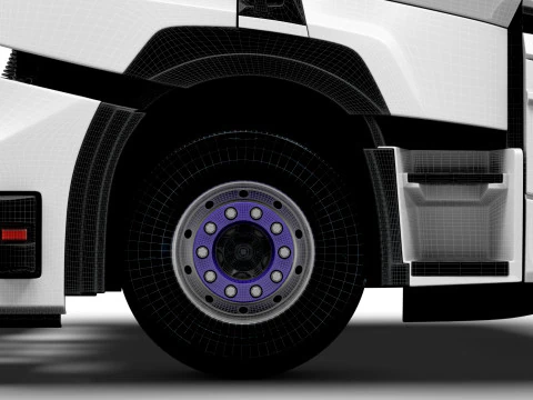 Traktor Renault E Tech T 6x2 2026 Model 3D